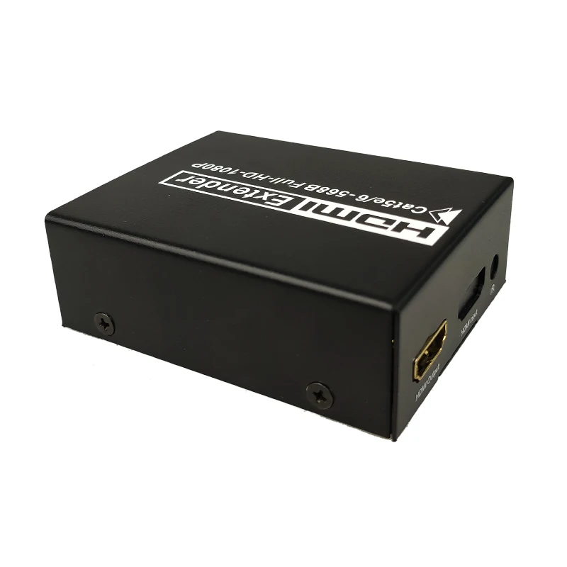 HDMI по Cat5e/6 удлинитель, до 196фт(60 м) с петлей, без потерь и без задержки поддержка 1080P@ 60 Гц 1080i@ 60 Гц