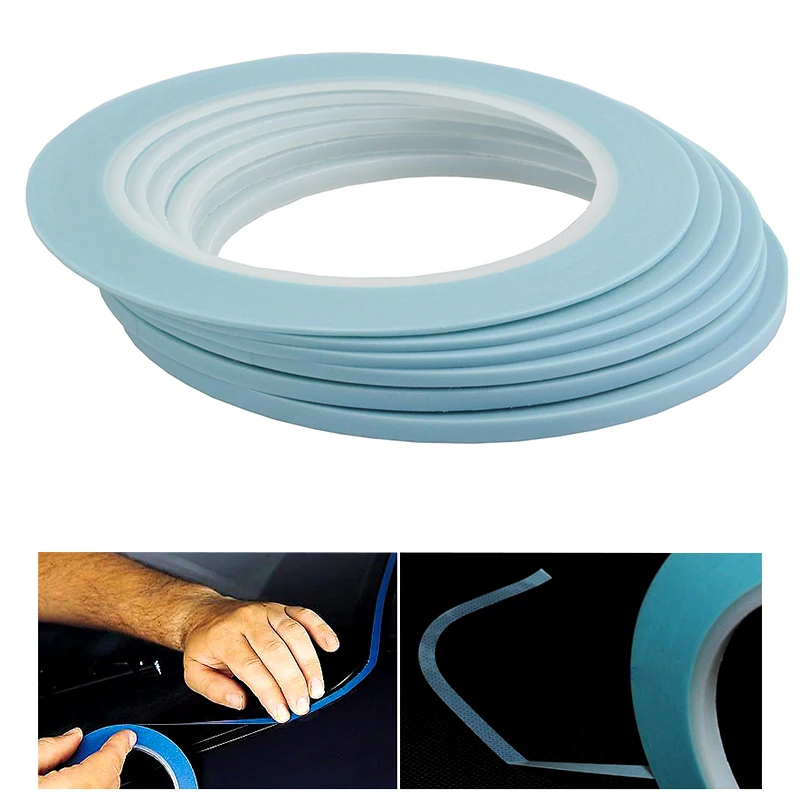 Blue Hightemp Vinyl Thin Fine Line Fineline Masking Tape Painters Tape