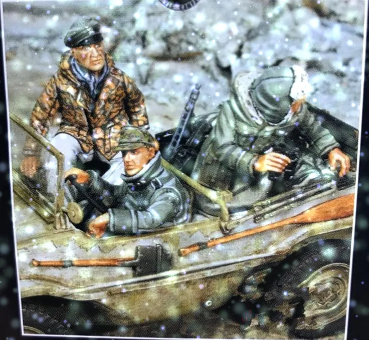 1/35 каучуковая фигурка модель комплект Unassambled Неокрашенный 00478(без автомобиля