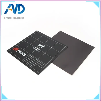 

220x220mm New Fles Magnetik Heatbed Build Surface Plate Sheet 2 in 1 with 3M Adhesive Backing For Wanhao i3 Anet A8 A6 Ender 5