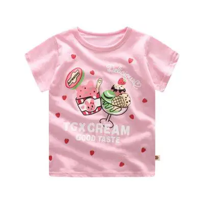 Модная летняя футболка с рисунком рыбы для маленьких мальчиков горячая Распродажа очаровательный короткий рукав для маленьких девочек - Цвет: p3