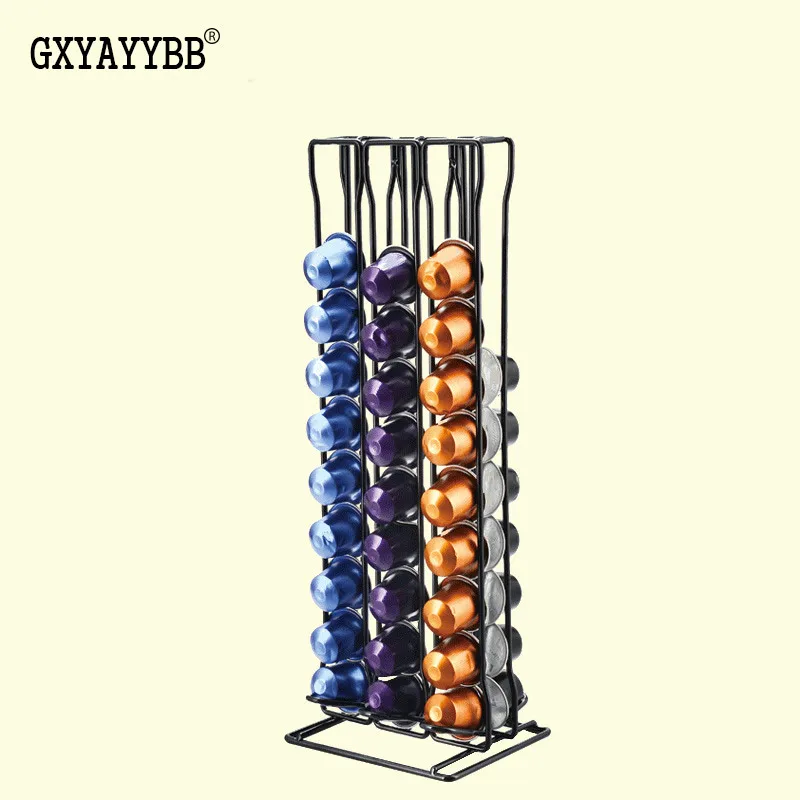 GXYAYYBB 1 шт. капсульный держатель для кофе Nespresso полка хранения дисплей вращающаяся