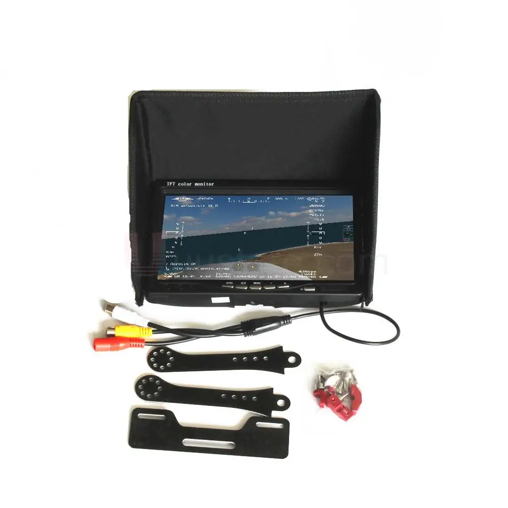  FPV Boscam Combo System 5.8Ghz 5.8g 2000mw Transmitter TS582000 TX RC805 Receiver RX 1024x600 Monit