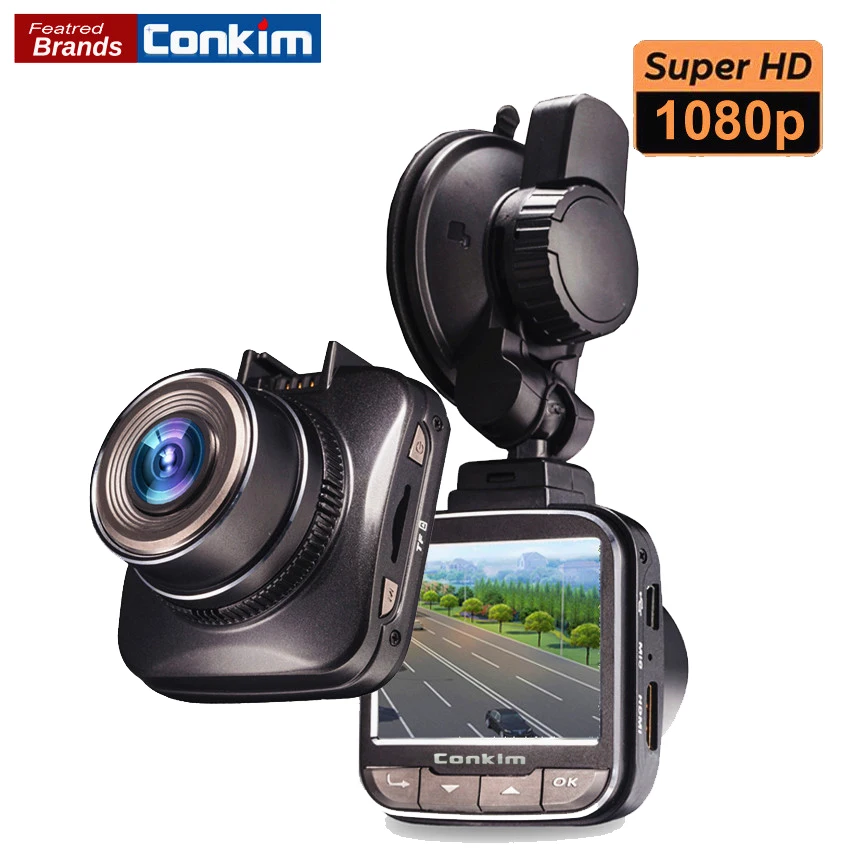 Conkim Автомобильный регистратор Novatek 96650 Full HD 1080 p видеорегистратор P 30fps Авто черный
