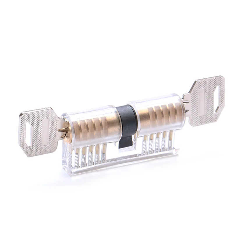 

1 Set Transparent Copper Lock Cutaway Training Skill Professional Visable Practice Padlocks Lock Pick for Locksmith