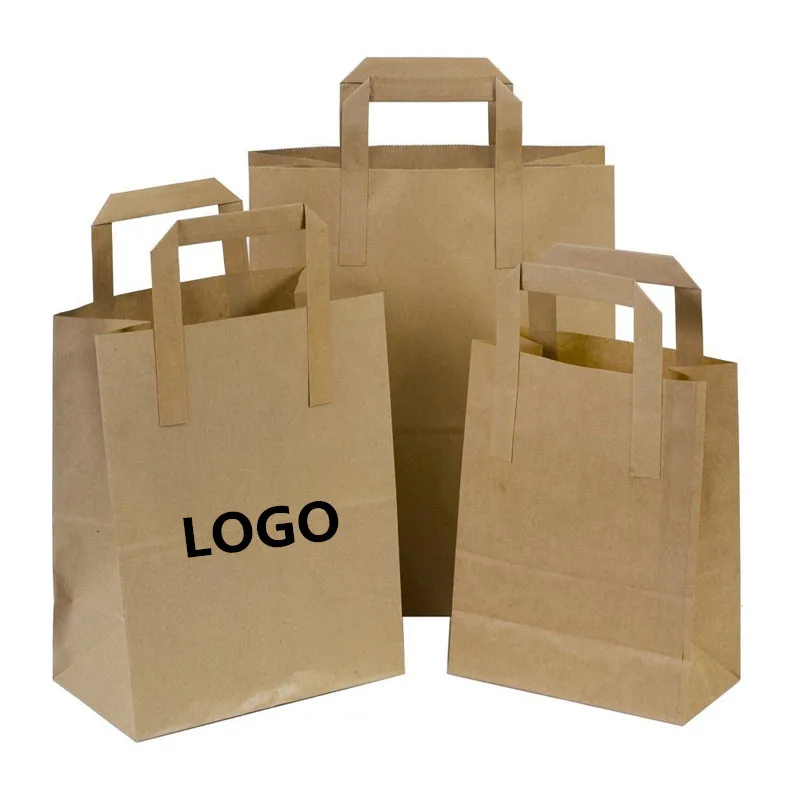 www.bagsaleusa.com : Buy Manufacturers wholesale 500pcs/lot cheap Recycle Kraft Brown paper shopping ...