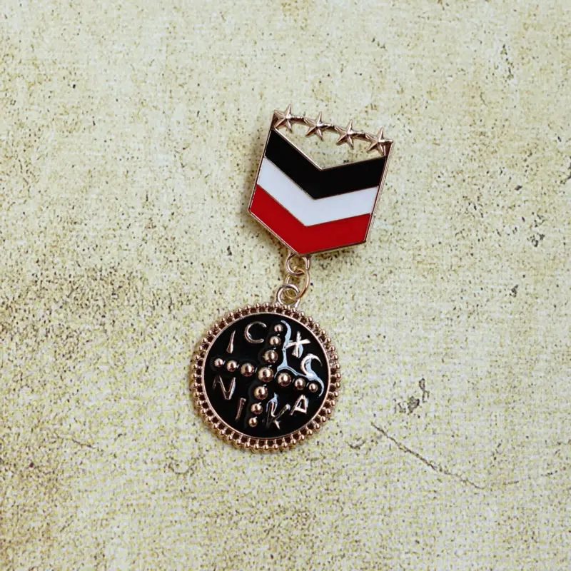 New Brooch with Safety Pin personality metal badge for Both men and Women | Украшения и аксессуары