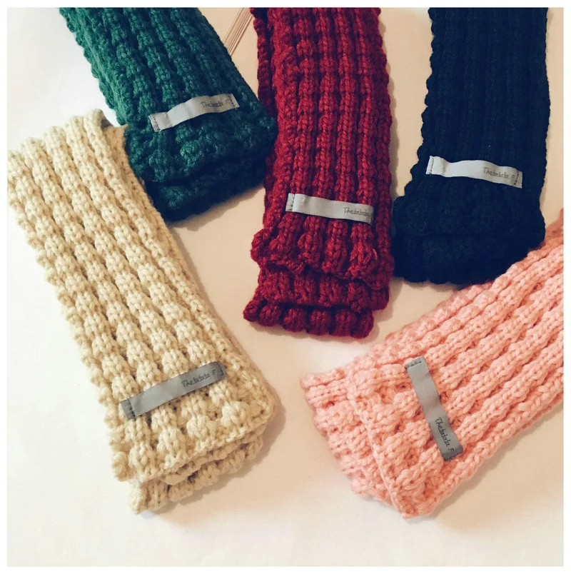 2018 Autumn And Winter New Boys And Girls Knit Scarf Children Wild Korean Version Of The Solid Color Wool Baby Scarf GCG77  (16)