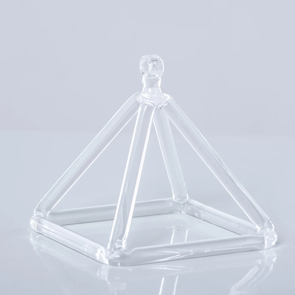 

5" quartz crystal singing pyramid for therapy healing and sound healing