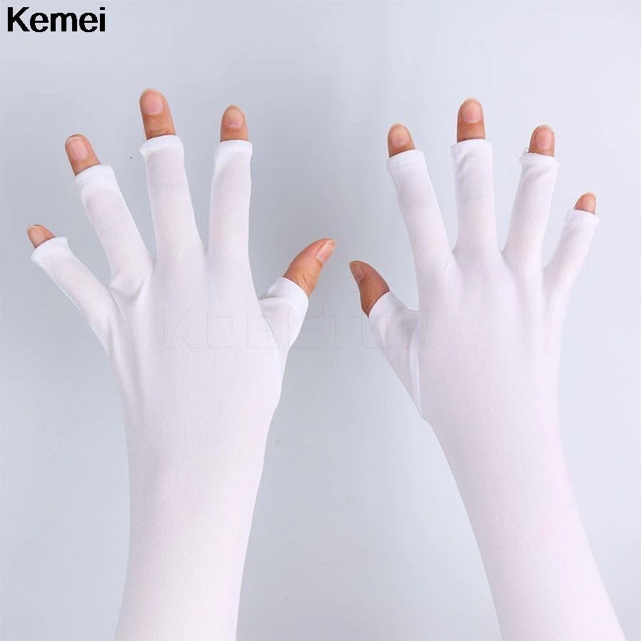 10 Pair UV Protection Gloves for Nail Art Treatment Nail Gel UV Anti