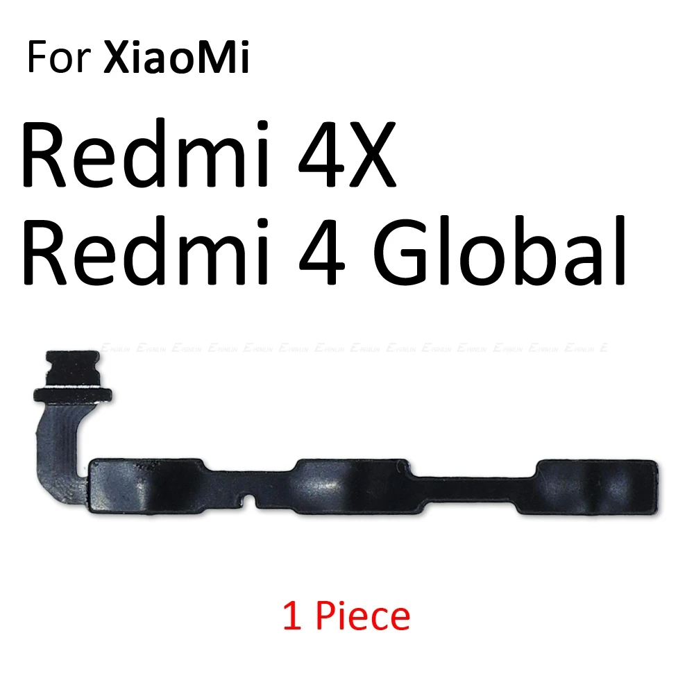 For Redmi 4X Гибкий кабель с кнопкой включения и выключения громкости для Xiaomi Redmi 3X3 3S 4A 5 Plus Note 5 5A 2 4 3 Pro Special Edition 4X Global power - Цвет: For Redmi 4X