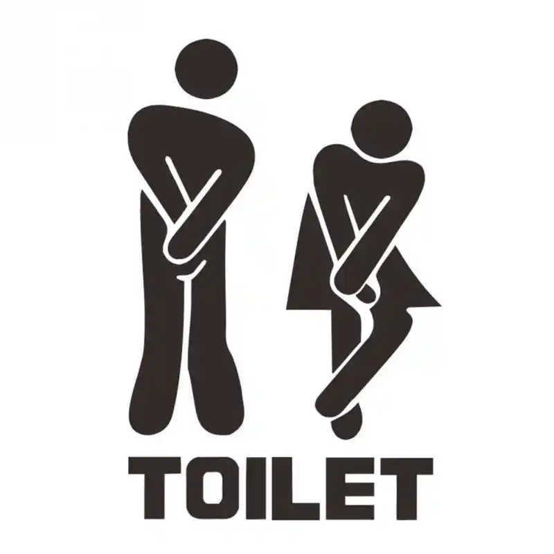 Garciakia Funny Toilet Entrance Sign Decal Vinyl Sticker For Shop Office Home Cafe Hotel Toilet Bathroom Wall Door Decoration Garciakia Funny Toilet Entrance Sign Decal Vinyl Sticker For Shop Office Home Cafe Hotel Toilet Bathroom Wall Door Decoration