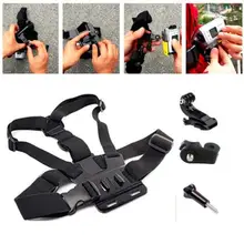 Gopro Chest Harness Strap Belt Mount w/ Tripod Clip Holder for Smartphone Gopro Hero for Sony Action Camera Xiao yi mi Sjcam