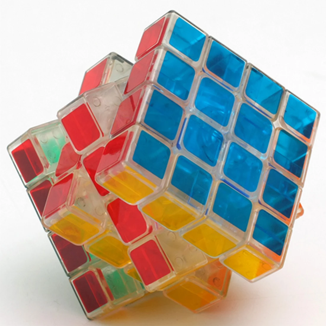Z cube прозрачный 4x4x4 Magic cube Логические Скорость cube игрушка-головоломка