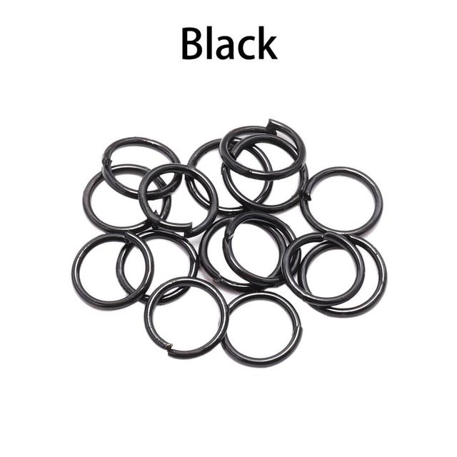 3/4/5/6/7/8/10/12/14/16/20mm Jump Rings Split Rings Necklace Earring Connectors For DIY Jewelry Making Accessories
