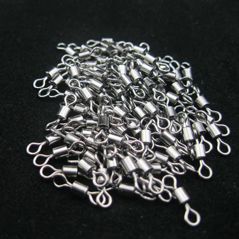 2017 New Hot FISHING SWIVELS,BLACK BRASS BARREL ROLLING SWIVEL 5 SIZES