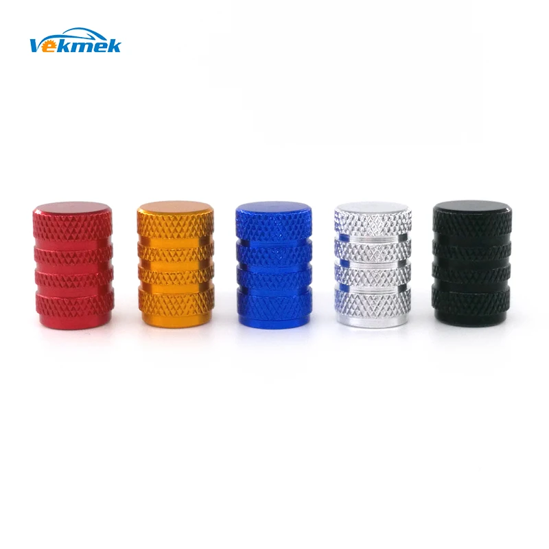 

4pcs Aluminum Round Tire Valve Stem Caps for Car Bike Motorcycle Alloy Valve Covers for US Valve Car-styling Parts Accessories