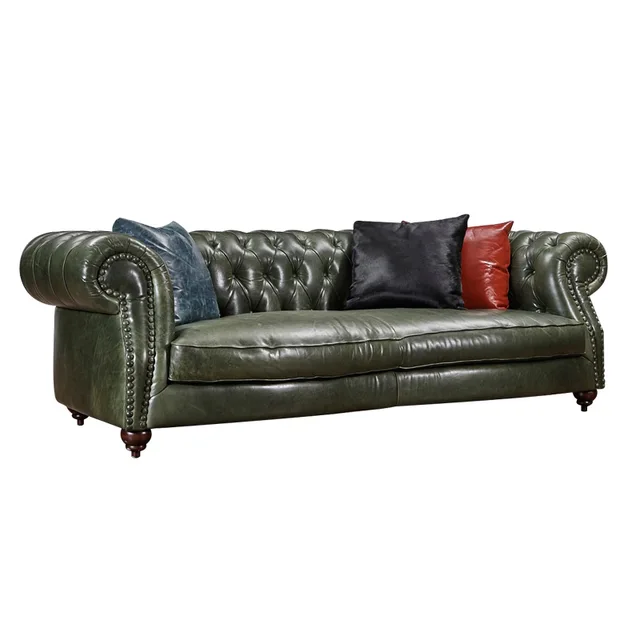 Online Full Italian Leather Chesterfield Sofa Clic For Full Italian Leather Chesterfield Sofa Clic For Antique Style Only 3 Seater