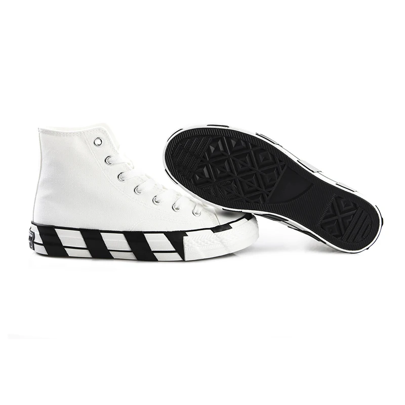 

Fashion Women Sneakers Casual Shoes Flats white black high cut Canvas shoes trend Espadrille Skateboarding girls walking shoes