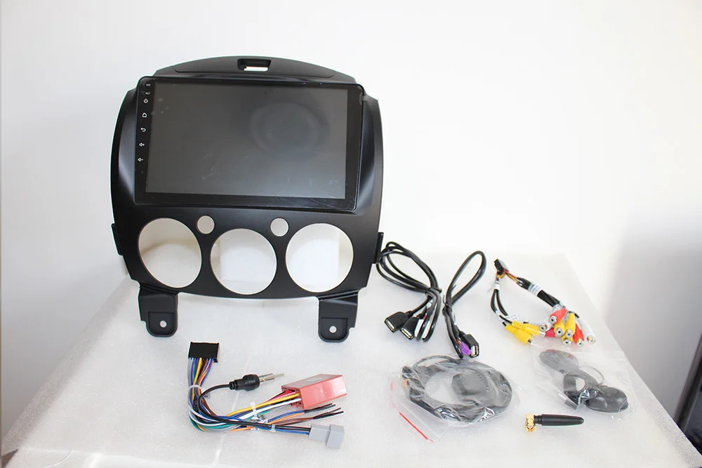 Best Lenvio IPS 4G RAM 32G ROM Octa Core Android 8.0 CAR DVD RADIO GPS Navigation multimedia For Mazda 2 2007 2008 2009-2012 WIFI DAB 5