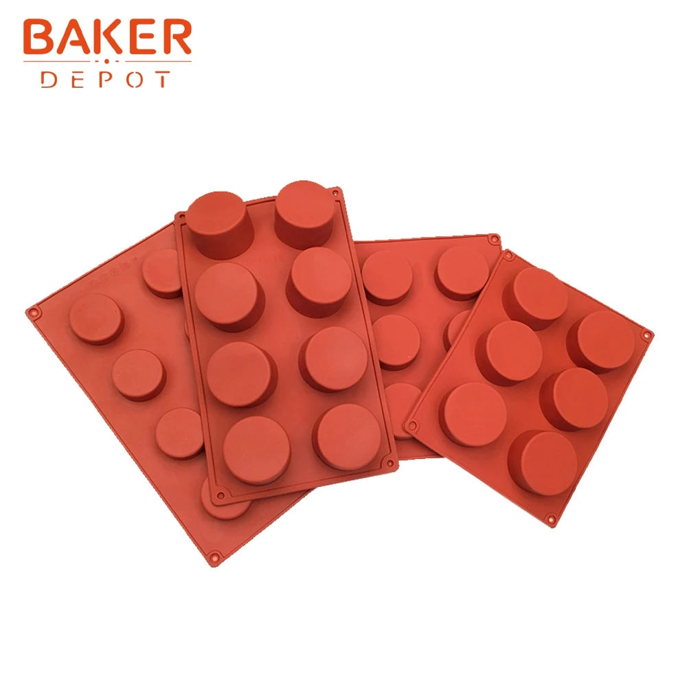 BAKER DEPOT, силиконовая форма для выпечки торта, торта, выпечки, Круглый Желе, пудинг, форма для мыла, форма для льда, инструмент для украшения торта, диск, форма для хлеба, печенья