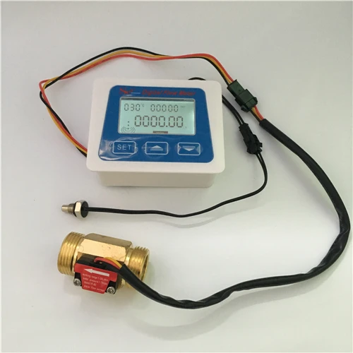 digital flow meter YF-B5 Brass Hall flow sensor (1)