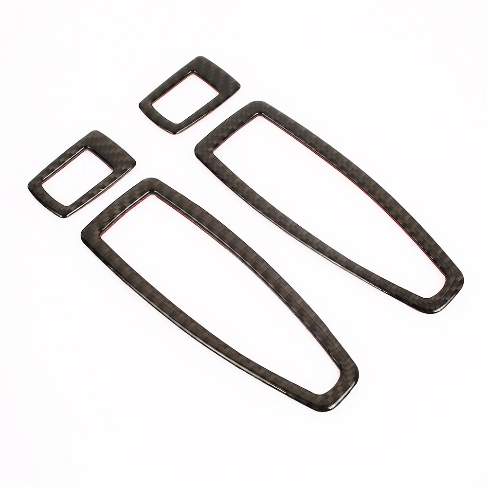 

Carbon Fiber Car Door Window Switch Decoration Car Door Window Switch Trim Cover Car Door Window Switch Panel Stickers 4PCS