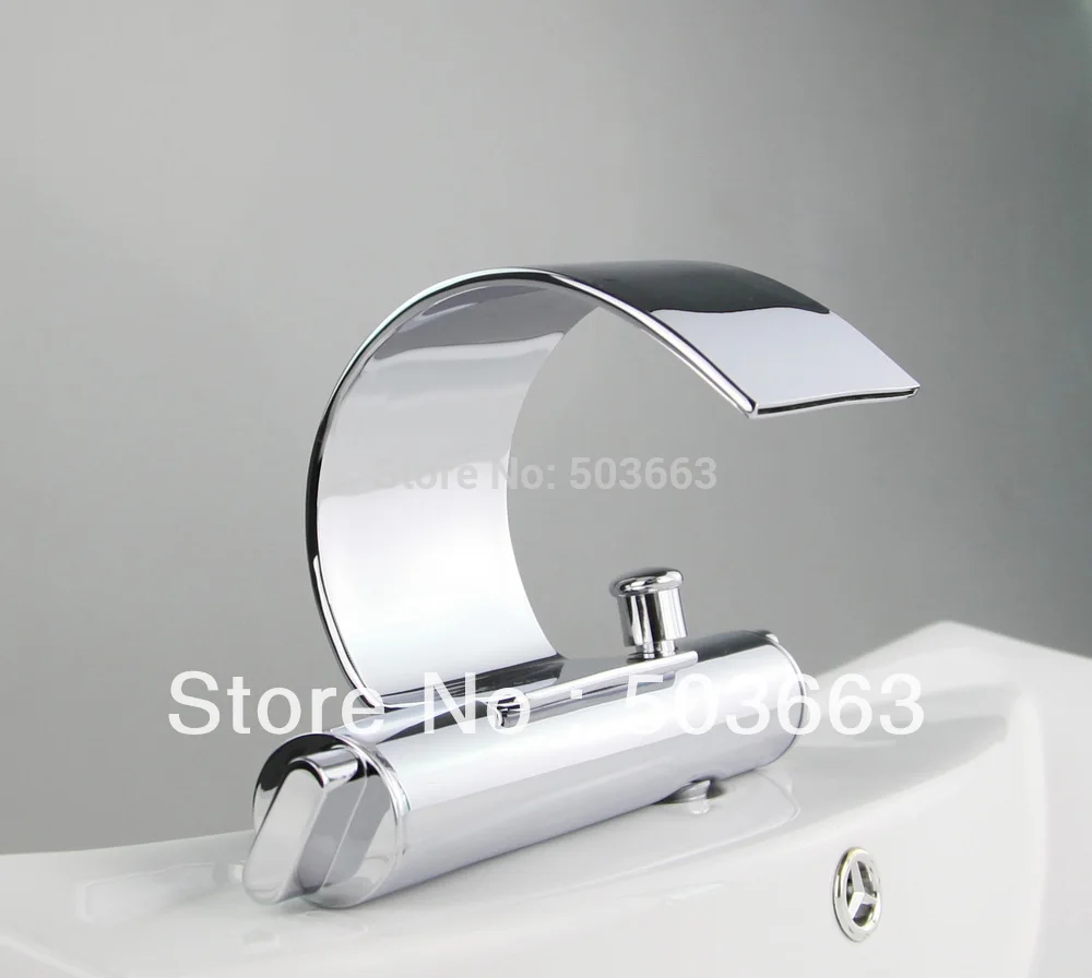 durable solid brass chrome finish deck mount bathroom faucet basin tap sink faucet vessel mixer vanity faucet L-1003