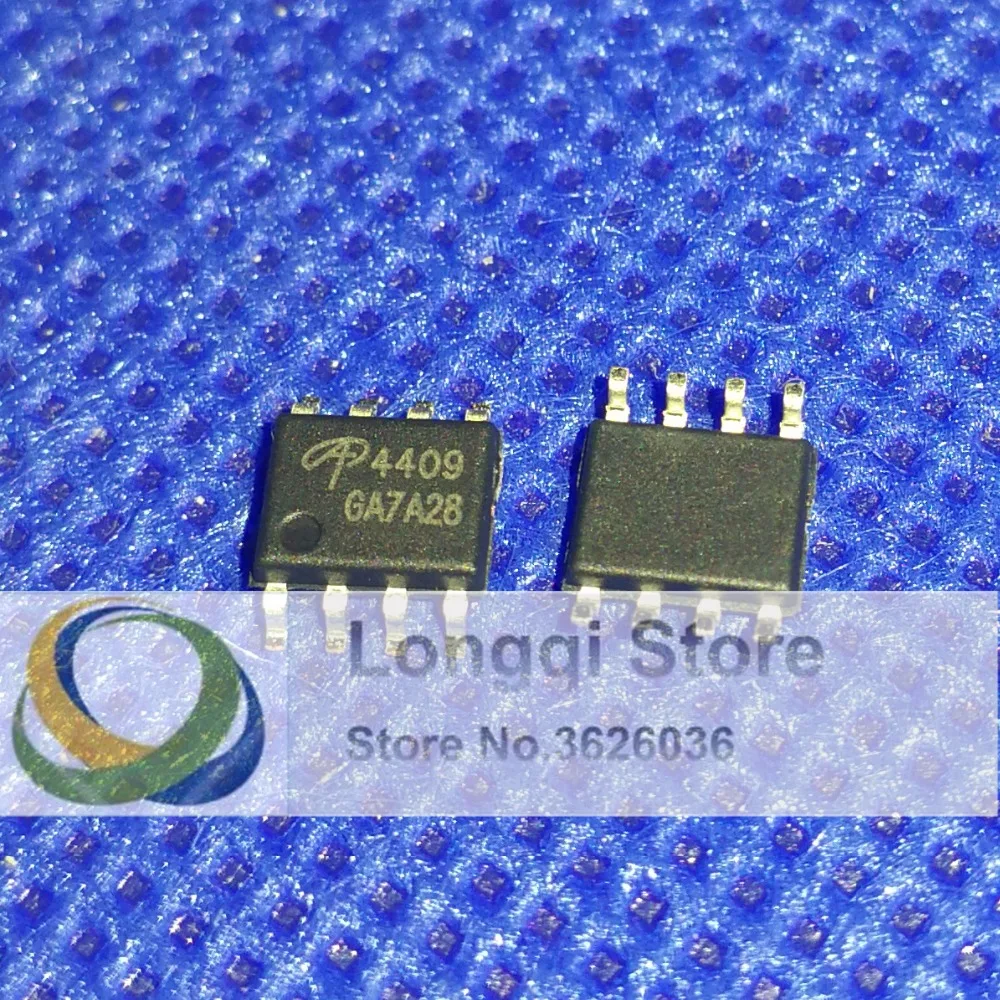 10 шт. AO4409A AO4409 4409 SOIC-8 соп-8 P-Channel улучшенный режим полевой эффект транзистор PNP 15A 30В