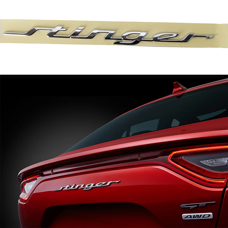 86311 J5000 для оригинальной задней таблички с надписью Stinger Эмблема Для Kia 2017 2018