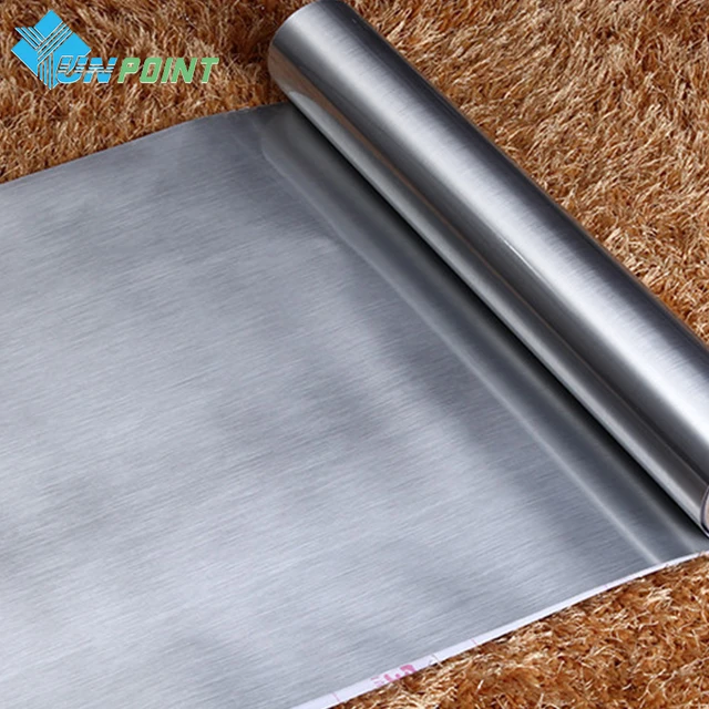 Cheap 60cmX5m Waterproof Silver Brush Glitter PVC Wall Stickers Vinyl Decorative Metal Film Self adhesive Wallpaper for Home Decor Cheap 60cmX5m Waterproof Silver Brush Glitter PVC Wall Stickers Vinyl Decorative Metal Film Self adhesive Wallpaper for Home Decor