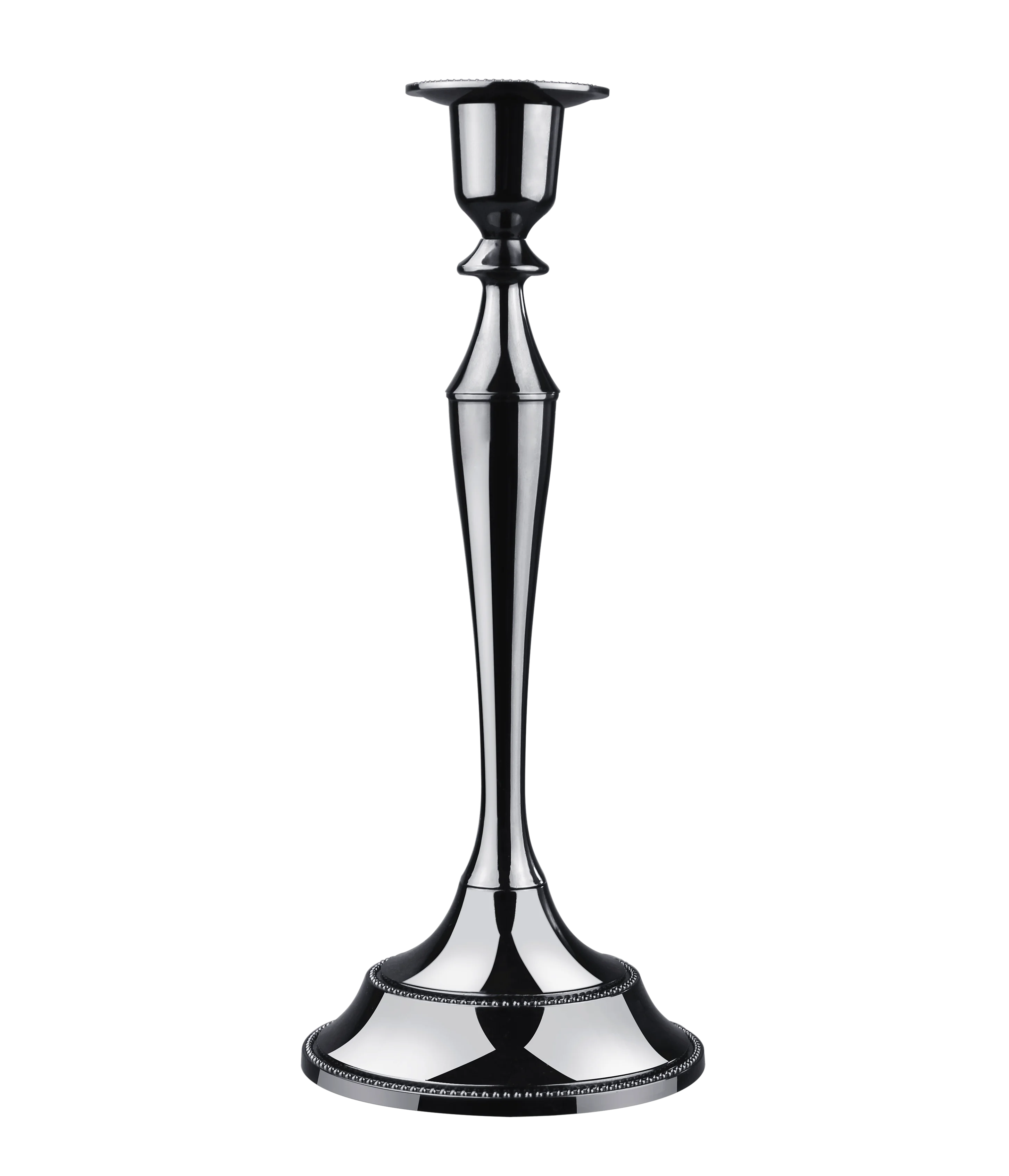 European style Silver/Gold/Bronze Metal Candle Holder Single head