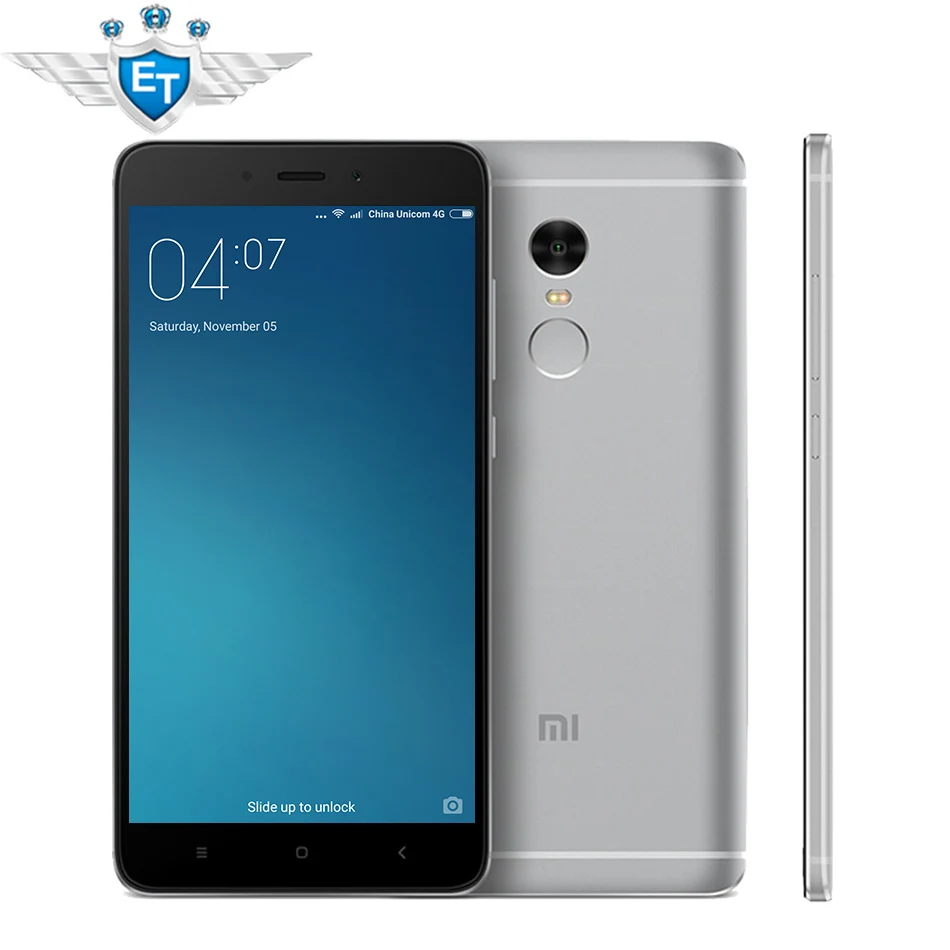 Original Xiaomi Mi Redmi Note 4 Pro Prime 5.5 inch 1080P MTK Helio X20 Deca Core 3G RAM 64G ROM 13MP Metal Body Fingerprint