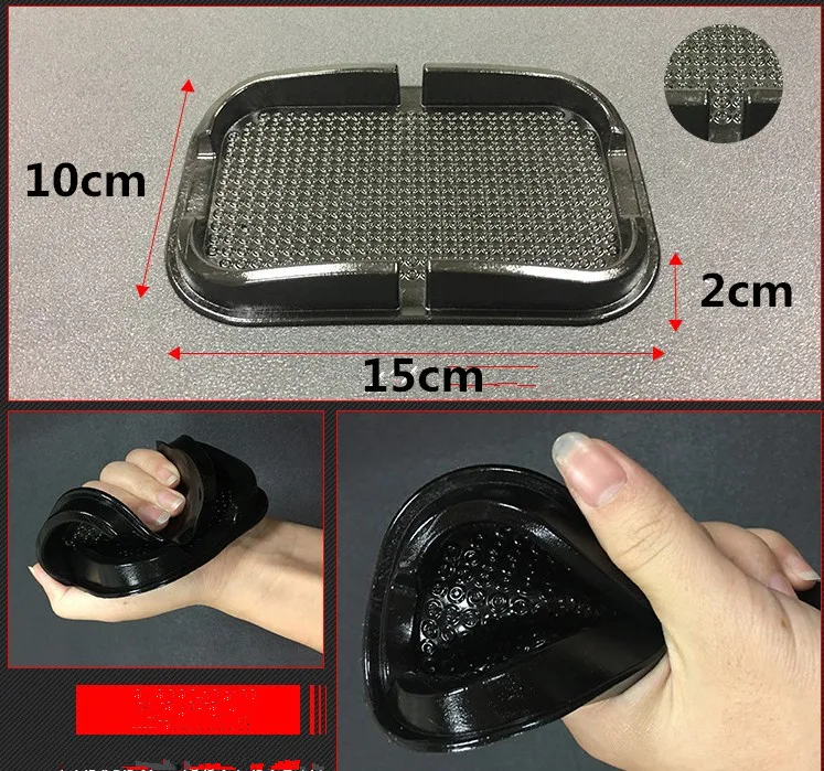

1Pc Hot!!! New Black Car Accessories Mobile phone mat for KIA RIO K2 K3 K3S K4 K5 Sportage Forte SORENTO CERATO Soul 2015 ceed