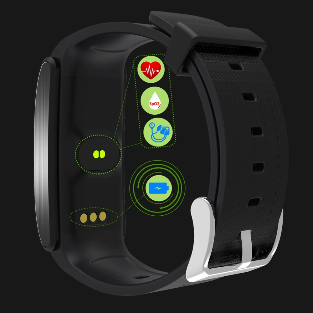 Крови Давление Кислорода Смарт часы Браслет Smartwatch A58 сердечного ритма Health Monitor