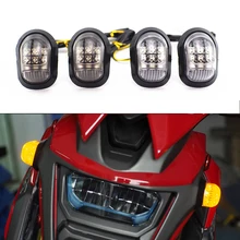 Пара LED боковой габаритный мигалка лампа сторона поворотники свет для Honda MSX125 bws