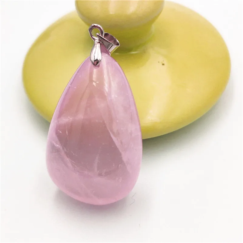 Rose Quartz Pendant Clear Mozambique (1)