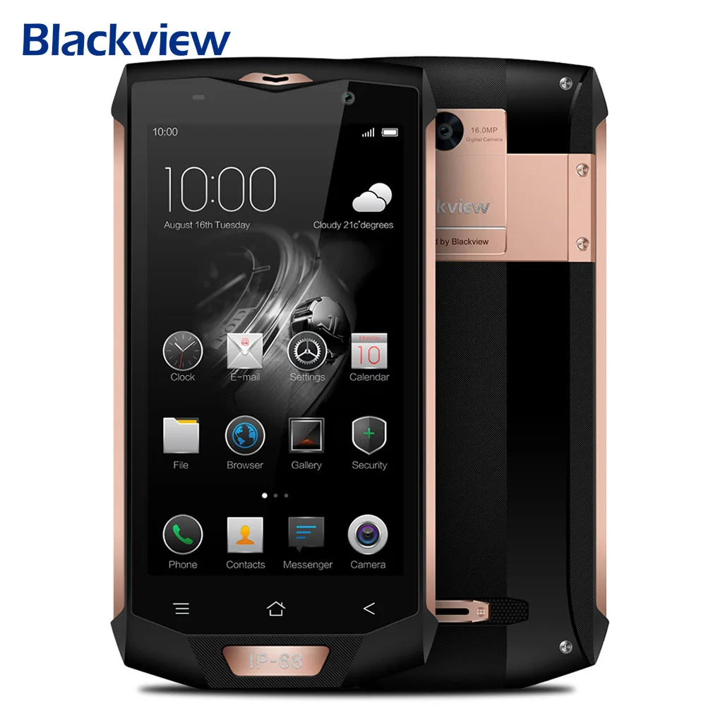 Оригинал Blackview BV8000 Pro 4G мобильный телефон 5 0 дюймов Android 7 MTK6757 Octa Core 2 3 ГГц 6 ГБ + B 16.0MP