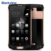 Original Blackview BV8000 Pro 4G Mobile Phone 5.0 Inch Android 7.0 MTK6757 Octa Core 2.3GHz 6GB+64GB 16.0MP NFC OTG Smartphone