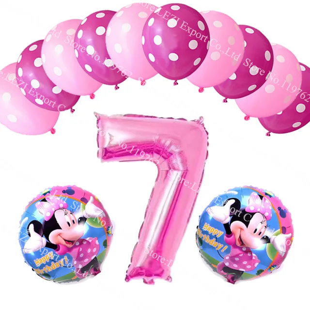 Happy Birthday party Foil balloons Decorations Globos 4,5,6,7,8,9 Years
