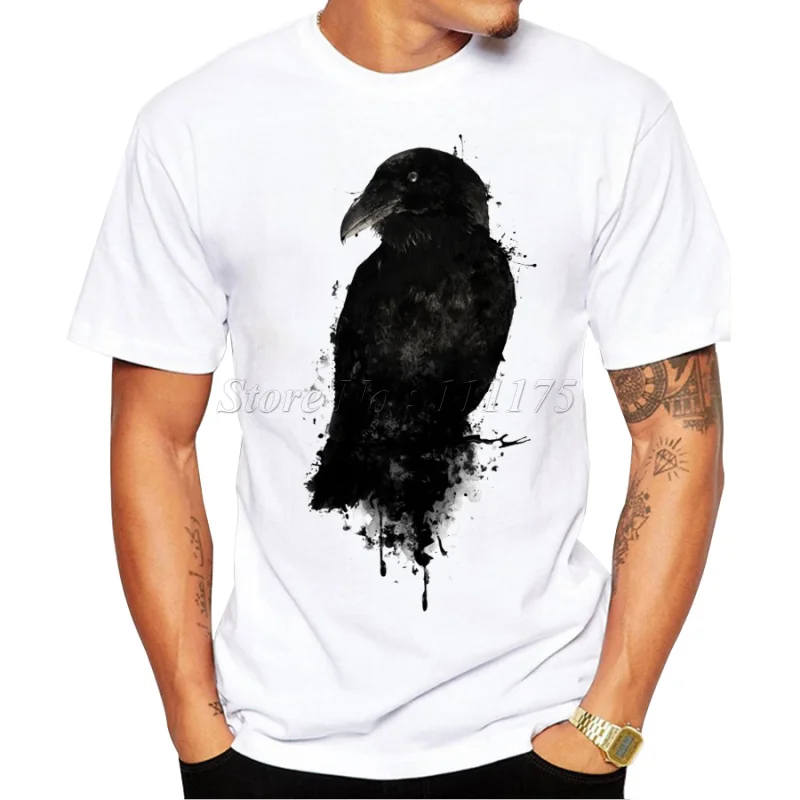 Black raven shirt Clearance