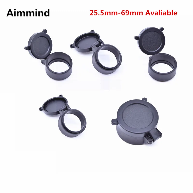 

Rifle Scope Quick Flip Spring Up Open Lens Cover Eye Protect Objective Cap For Caliber Hunting Accessories