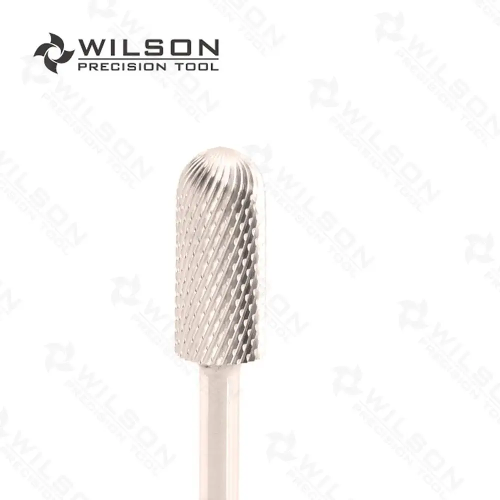 

2pcs Small Rounded Top Bit - Fine (F-1110075) - Silver - WILSON Carbide Nail Drill Bit