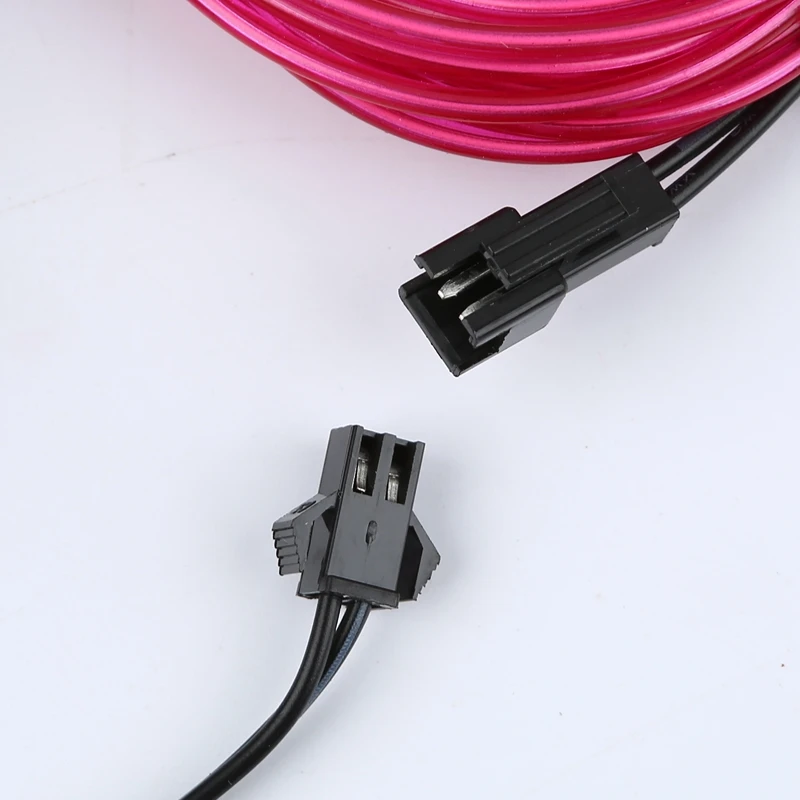 Светодиодная неоновая лента Sewable EL Wire Tron светящаяся электрическая проволока