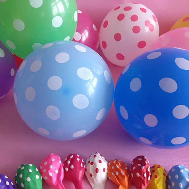 Polka Dot Latex Balloon