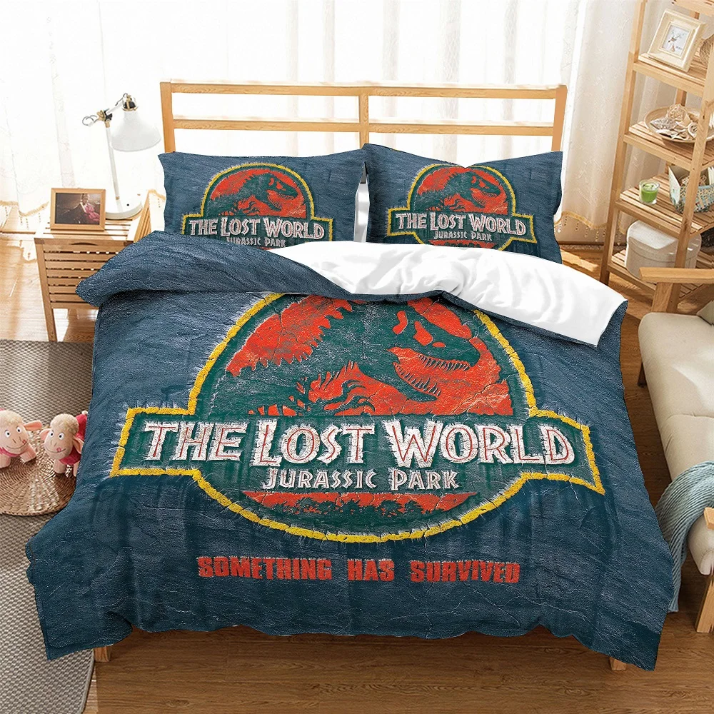 The Lost World Jurassic Park Dinosaur Bedding Set Boy Comforter