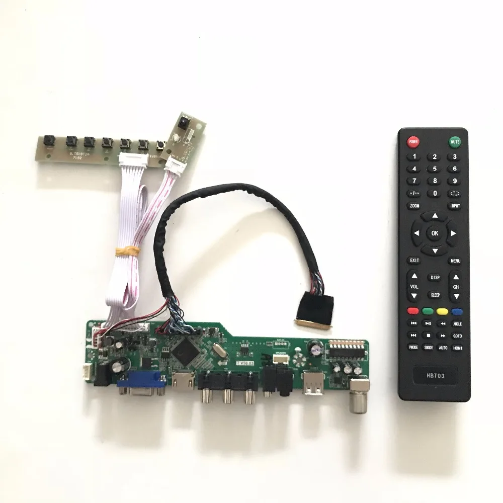 Бесплатная доставка плата контроллера VGA AV Audio USB TV LCD для 1600x900 17 3 дюймов LP173WD1