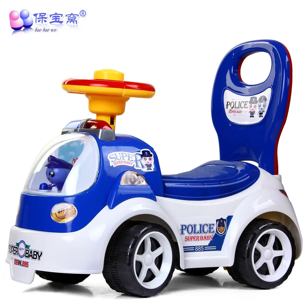 police car baby walker