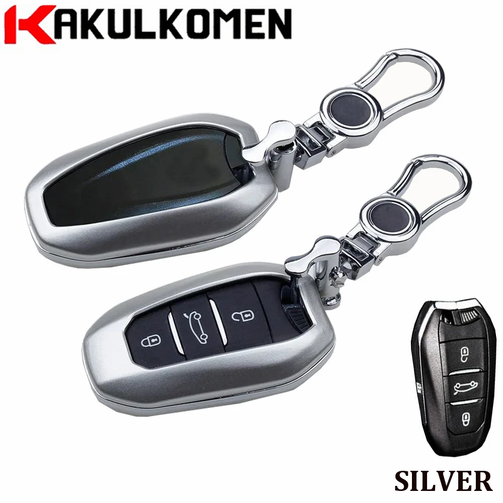 

2018 Remote 3 Buttons Smart Car key Shell case Cover set Bag For Peugeot 2008/301/307/3008/308S/407/408/4008/508/5008 keychain
