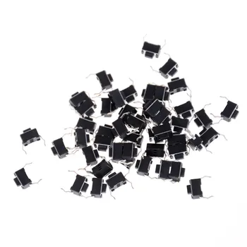 

30pcs 2 Pin DIP Light Touch 3*6*4.3 mm Keys Keyboard Panel PCB Momentary Tactile Tact Push Button Micro Switch Wholesale